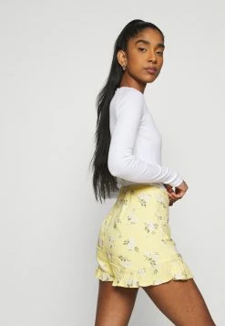 Hollister Co. SLIM TREND - Langarmshirt - White | Damen -Hollister Geschäft 7eaafcfd0abf4e28a43b841b0e12a9f6