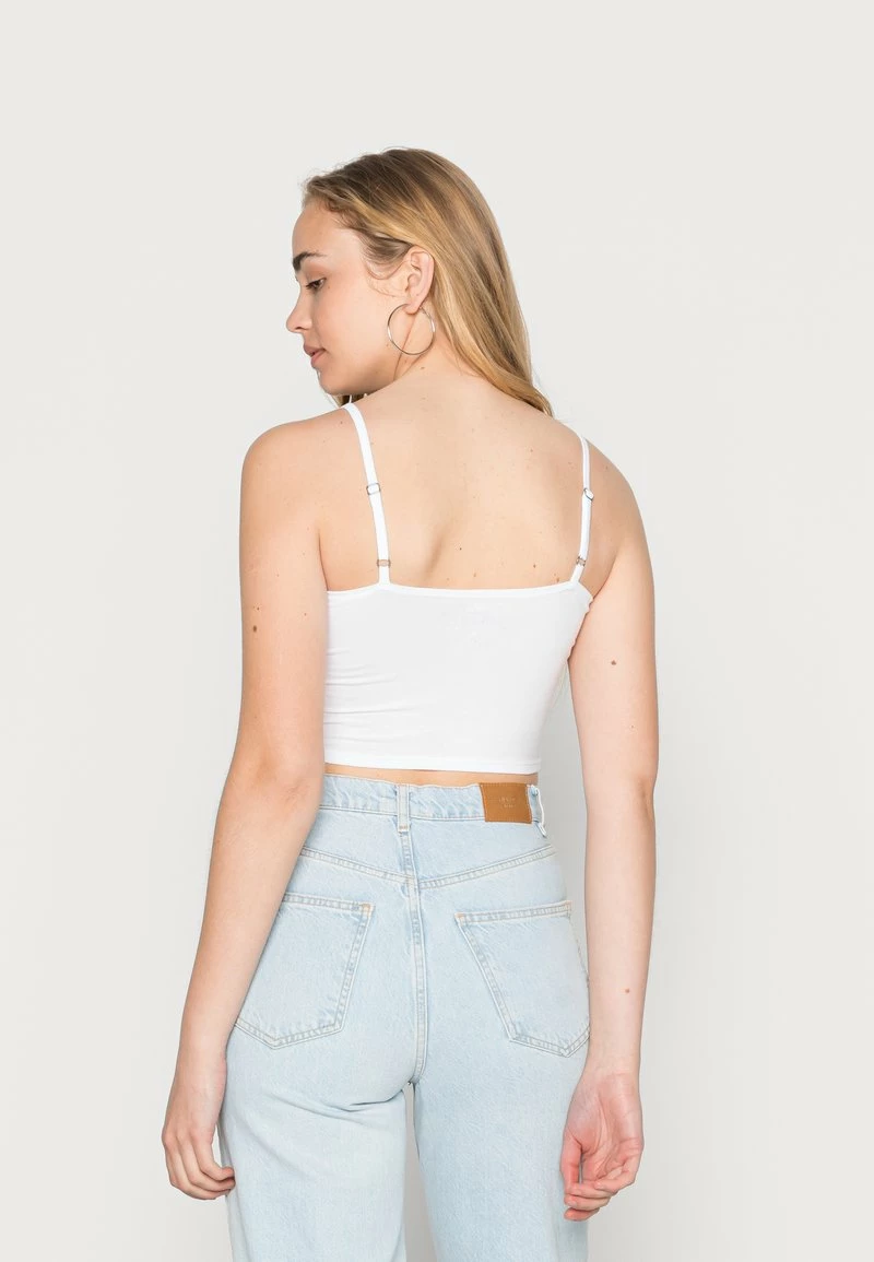 Hollister Co. BARE RUCHED BUST SEAMED WAIST - Top - Bright White | Damen 5 Hollister Co. BARE RUCHED BUST SEAMED WAIST - Top - Bright White | Damen – Bild 3