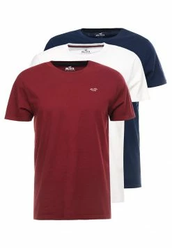 Hollister Co. 3 PACK - T-Shirt Print - White/burgundy/navy | Herren 10 Hollister Co. 3 PACK - T-Shirt Print - White/burgundy/navy | Herren -Hollister Geschäft 81e88f908cd44b1cb51234ba4627c7c5