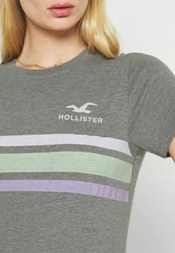 Hollister Co. TEE - T-Shirt Print - Grey | Damen -Hollister Geschäft 83eeb0d4202c4301979d224a993e44a0