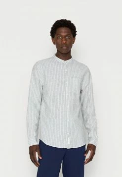 Hollister Geschäft 64 Hollister Co. LINEN - Hemd - Sage Stripe | Herren