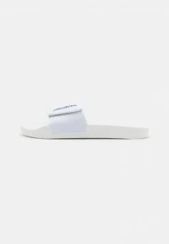 Hollister Co. ADJUSTABLE SLIDE - Pantolette Flach - White | Herren