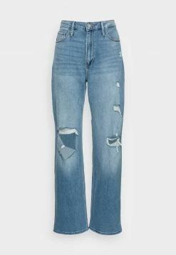 Hollister Co. Jeans Relaxed Fit - Blue Denim | Damen -Hollister Geschäft 8596be4ecabc489981036fef1c4074db