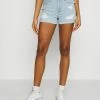Hollister Co. CURVY DEST - Jeans Shorts - Light-blue Denim | Damen -Hollister Geschäft 8659aa28b7284992ad0da5e7ddfda37b