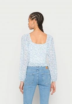 Hollister Co. Bluse - Blue/white | Damen -Hollister Geschäft 87bcc48848c24b94b01be166e542b0cf