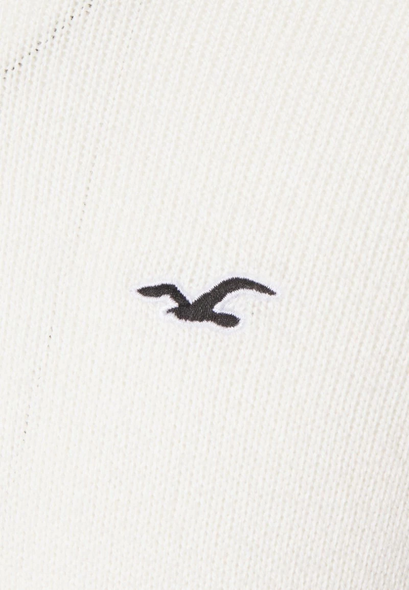 Hollister Co. QUARTER ZIP - Strickpullover - Cream | Herren 5 Hollister Co. QUARTER ZIP - Strickpullover - Cream | Herren – Bild 3