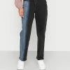 Hollister Co. CURVY TWO TONE VINT - Jeans Straight Leg - Black/blue | Damen 1 Hollister Co. CURVY TWO TONE VINT - Jeans Straight Leg - Black/blue | Damen -Hollister Geschäft 892dbe7eb430434db1c2ac560a0b0f9c