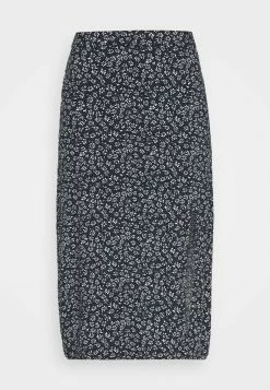 Hollister Co. SLIP SKIRT - A-Linien-Rock - Navy | Damen -Hollister Geschäft 8a9629d48eba4081b21500c2c3495d1d