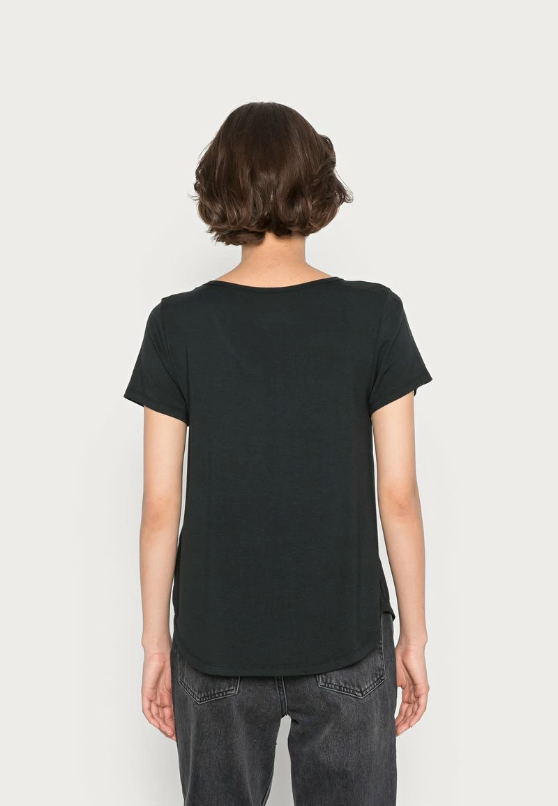 Hollister Co. EASY VEE 2 PACK - T-Shirt Basic - White/black/moonlight Mauve | Damen 5 Hollister Co. EASY VEE 2 PACK - T-Shirt Basic - White/black/moonlight Mauve | Damen – Bild 3