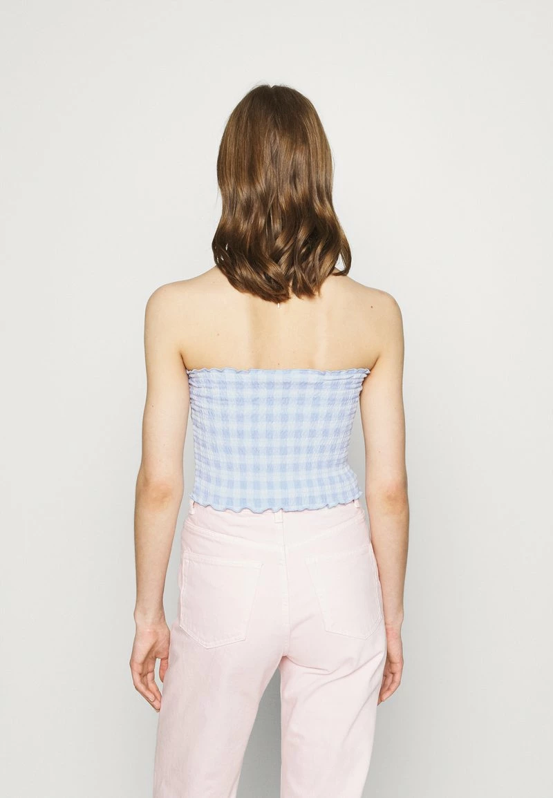 Hollister Co. REVERSIBLE SMOCKED TUBE - Top - Blue | Damen 5 Hollister Co. REVERSIBLE SMOCKED TUBE - Top - Blue | Damen – Bild 3