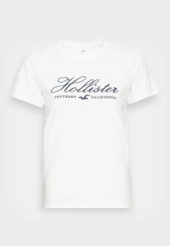 Hollister Co. T-Shirt Print - White | Damen -Hollister Geschäft 8e73a8b0489b4b1fad5b1db50f95f160