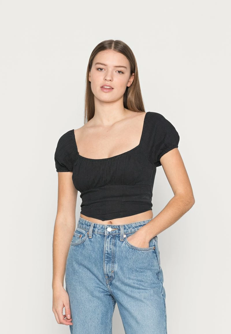 Hollister Co. CORSET - Bluse - Black | Damen 3 Hollister Co. CORSET - Bluse - Black | Damen