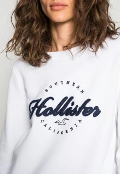 Hollister Co. LOGO CREW - Sweatshirt - Bright White | Damen -Hollister Geschäft 8eff1ce40ba44912a9718c881bfc106d