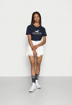 Hollister Co. TIMELESS LOGO - T-Shirt Print - Navy | Damen -Hollister Geschäft 8f8d879e90284d63bef3b11b40489a6b