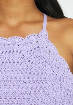 Hollister Co. BARE CROCHET HIGHNECK - Top - Lavender | Damen -Hollister Geschäft 9126b0744c414f499a52cef44d0c3f20