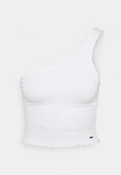 Hollister Co. ONE SHOULDER - Top - White | Damen -Hollister Geschäft 918c11c29df6437ba2c0f9d8606484f5