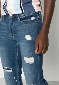 Hollister Co. Jeans Slim Fit - Dark Repair | Herren -Hollister Geschäft 91a98c33e16f4d68a756cab43f790359