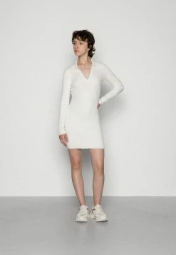 Hollister Co. CHAIN POLO DRESS - Freizeitkleid - White | Damen