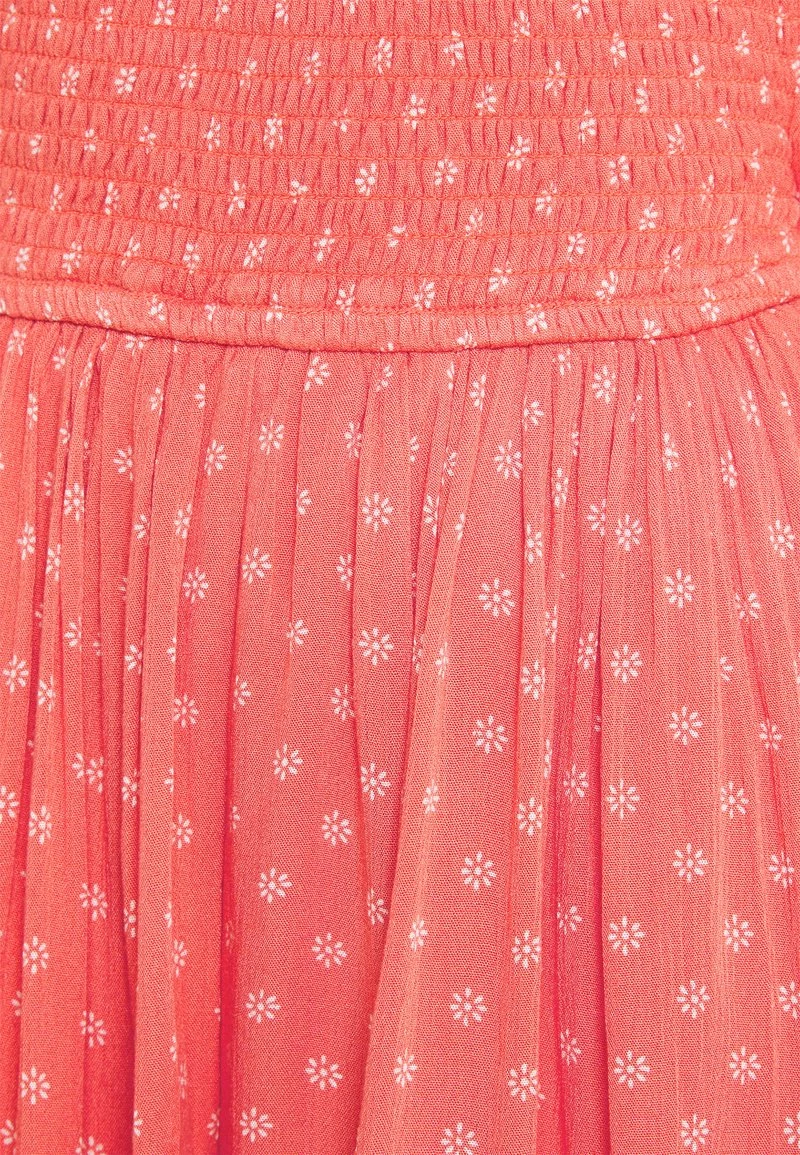 Hollister Co. WEBEX BARE SMOCKED TIEBACK ROMPER - Jumpsuit - Coral | Damen 8 Hollister Co. WEBEX BARE SMOCKED TIEBACK ROMPER - Jumpsuit - Coral | Damen – Bild 6