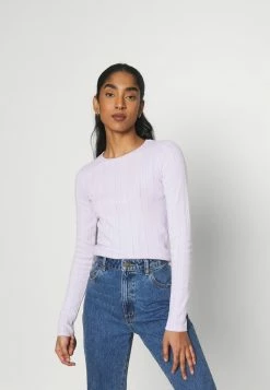 Hollister Co. POINTELLE BUTT THRUSET - Langarmshirt - Orchid Purple | Damen