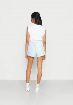 Hollister Co. POPLIN SOFT - Shorts - Green/blue/pink Splice | Damen -Hollister Geschäft 9603a80142aa48439d070313ae86b340