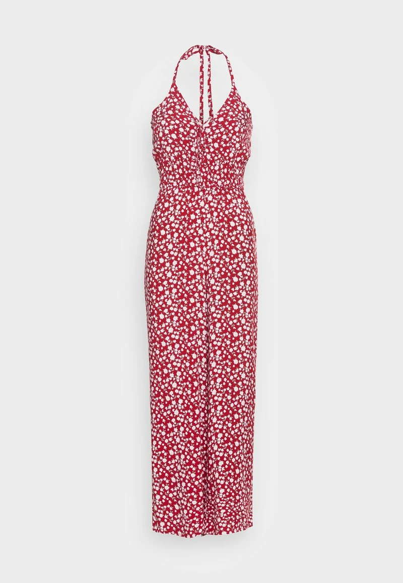 Hollister Co. BARE HALTER - Jumpsuit - Red Floral | Damen 6 Hollister Co. BARE HALTER - Jumpsuit - Red Floral | Damen – Bild 4