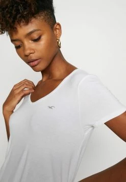 Hollister Co. EASY BASIC 3 PACK - T-Shirt Basic - White/black/burg | Damen -Hollister Geschäft 97cb618b37a349bd9f561f5cf5a41216