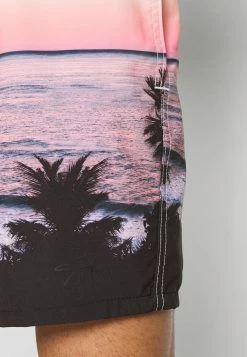 Hollister Co. SCENIC GUARD PALMS - Badeshorts - Pink/orange | Herren -Hollister Geschäft 98b6663a63274f8392649c9cec06081e