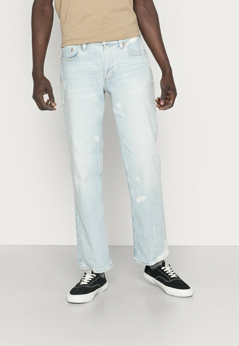 Hollister Co. BOTTOM BLEACH - Jeans Straight Leg - Light Bleach | Herren 3 Hollister Co. BOTTOM BLEACH - Jeans Straight Leg - Light Bleach | Herren