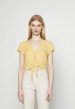 Hollister Co. Bluse - Yellow Floral | Damen