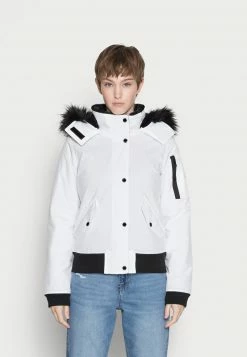Hollister Co. APAC WHITE ALL WEATHER - Winterjacke - Bright White | Damen