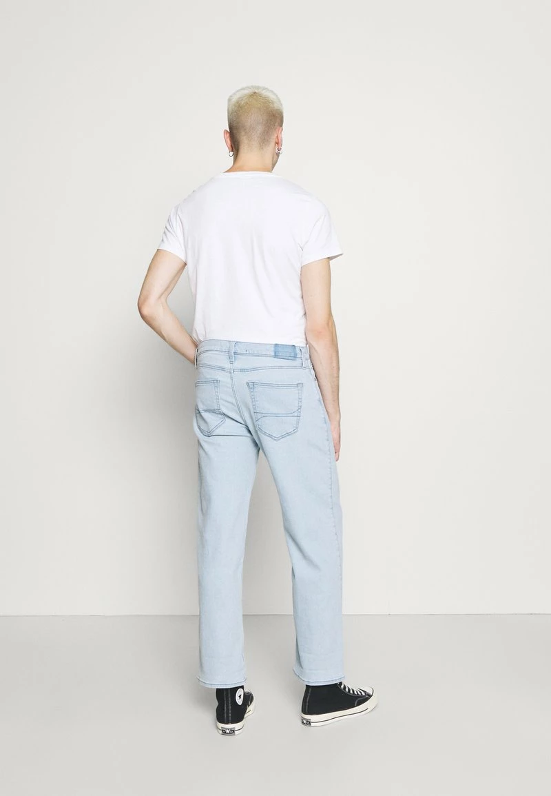 Hollister Co. CROP WIDE - Jeans Relaxed Fit - Clean Light Wash | Herren 5 Hollister Co. CROP WIDE - Jeans Relaxed Fit - Clean Light Wash | Herren – Bild 3
