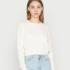 Hollister Co. CYBER DROP SOLIDS - Strickpullover - Antique White | Damen -Hollister Geschäft a1b4f358059c4984b9bd2afc443dcdf2