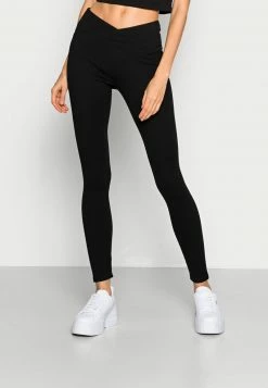 Hollister Co. CROSS - Leggings - Hosen - Black | Damen
