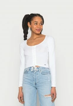 Hollister Co. Langarmshirt - Bright White | Damen