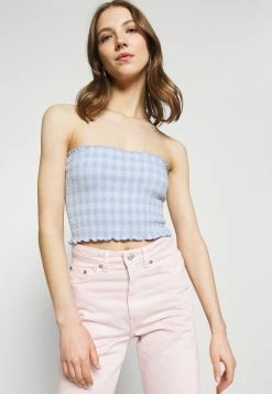 Hollister Co. REVERSIBLE SMOCKED TUBE - Top - Blue | Damen 17 Hollister Co. REVERSIBLE SMOCKED TUBE - Top - Blue | Damen -Hollister Geschäft a4303f361f824bcea51925d4d881c556