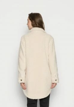 Hollister Co. LONG SHERPA SHACKET - Übergangsjacke - Cream | Damen -Hollister Geschäft a5b4ba901f534cdf87b19b715b2324fe