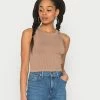 Hollister Co. BARE SEAMLESS HIGH NECK - Top - Portabella | Damen -Hollister Geschäft a87d2bb6d63b491780df5365c0da5b02