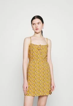 Hollister Co. BARE DRESS - Freizeitkleid - Yellow Floral | Damen