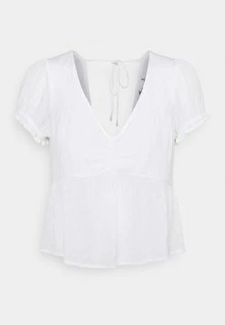 Hollister Co. BABYDOLL - Bluse - Pretty White | Damen -Hollister Geschäft a9fb90d25fc04ac0a6b0db7e96276dfb
