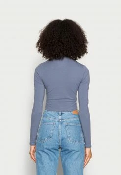 Hollister Co. CROP MOCK - Langarmshirt - Grisaille | Damen -Hollister Geschäft aa8ff48a16644919b33d42ac1a1a7b01