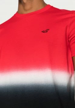 Hollister Co. CREW OMBRE - T-Shirt Print - Red/white/black Ombre | Herren -Hollister Geschäft ac0bab24cefc4f6c84f56337f3e4fa89