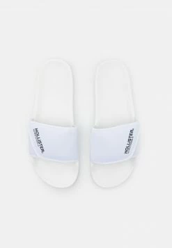 Hollister Co. ADJUSTABLE SLIDE - Pantolette Flach - White | Herren -Hollister Geschäft ac1289cabc7f48ca9815db4a608e47ba
