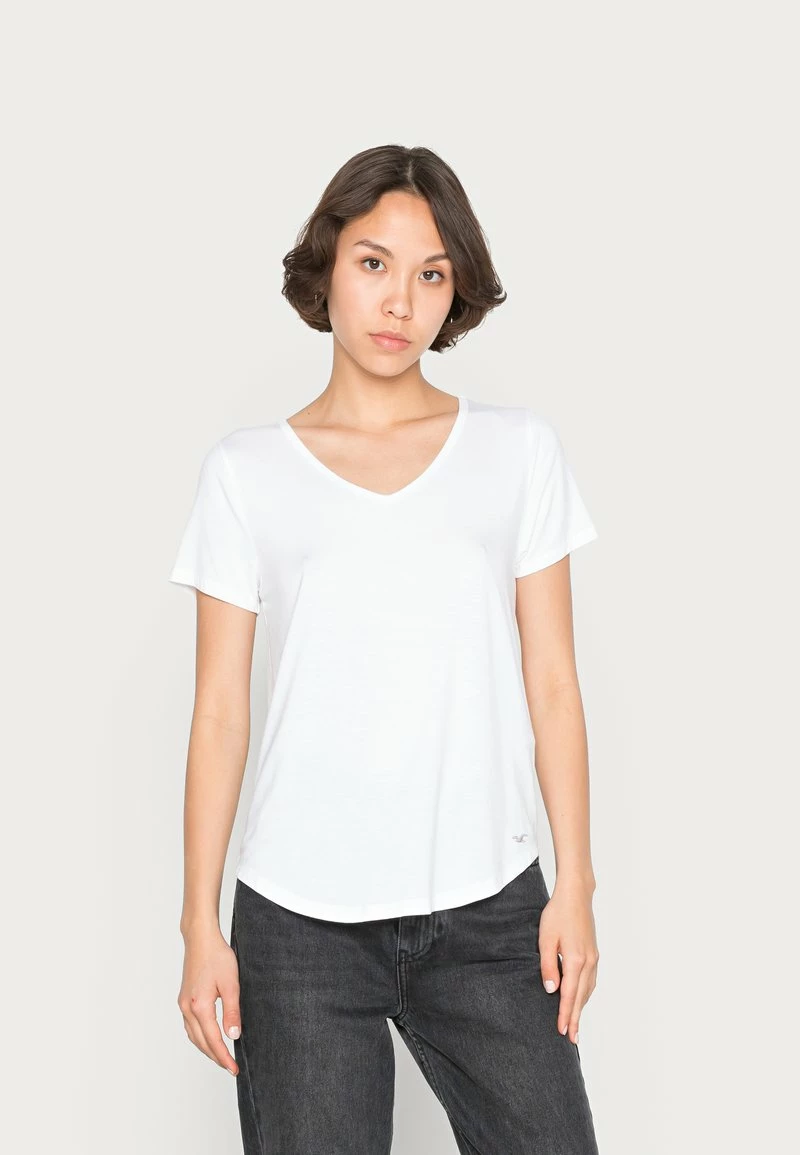 Hollister Co. EASY VEE 2 PACK - T-Shirt Basic - White/black/moonlight Mauve | Damen 7 Hollister Co. EASY VEE 2 PACK - T-Shirt Basic - White/black/moonlight Mauve | Damen – Bild 5