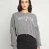 Hollister Co. PRINT FASHION LOGO CREW - Sweatshirt - Grey | Damen -Hollister Geschäft b406c4198fd24223895ca95ebbba5d53
