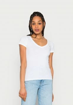 Hollister Co. 3 Pack - T-Shirt Print - Stripes/white/navy | Damen -Hollister Geschäft b4b68f637a014de0927f93bac05b9147