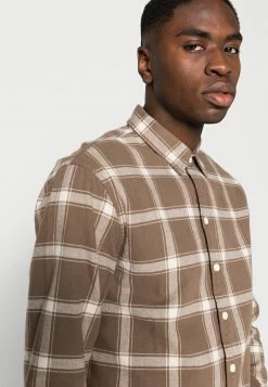 Hollister Co. Hemd - Dark Brown | Herren -Hollister Geschäft b4be144636b24ba0856794ab7afff90d