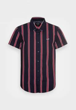 Hollister Co. SLIM PATTERN - Hemd - Navy | Herren -Hollister Geschäft b65efc1a8dc34ddf85b551d4d3d9cc16