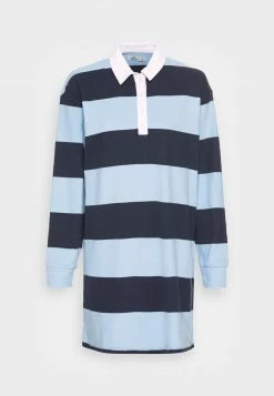 Hollister Co. RUGBY SHORT DRESS - Freizeitkleid - Blue | Damen -Hollister Geschäft ba484c0c5ad44b1a90a967726fc3d95c