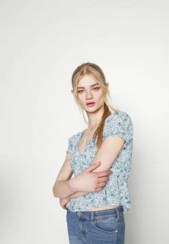 Hollister Co. BABYDOLL - Bluse - White | Damen -Hollister Geschäft bade7ae9d07341e4a50d7aec08329f74